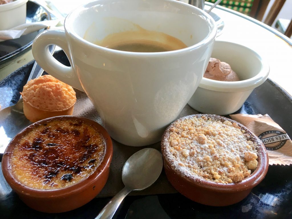 Café Gourmand: Try the Mini Desserts, Coffee, and People-Watching