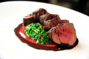 Jean George Steakhouse - Peppered Venison Loin - seasonal October