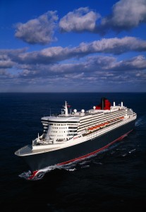 The real photo of the Queen Mary 2