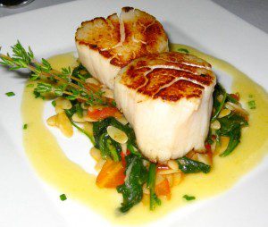 seared scallop