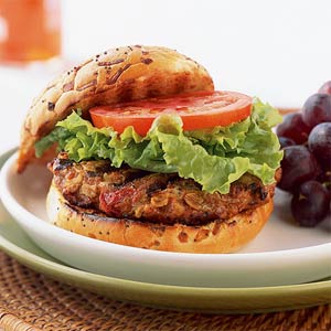 Philly-Gourmet Turkey Burger